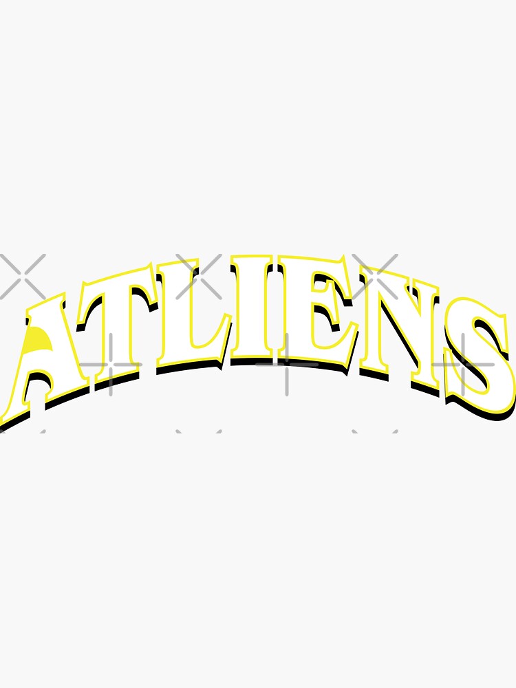 ATLIENS Sticker for Sale by SleepyLab