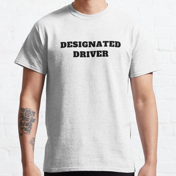 designated driver t shirt dog on horse