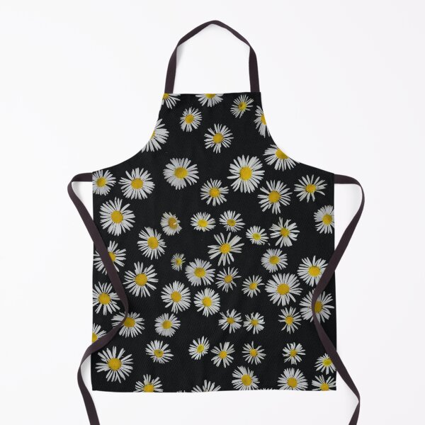 Item preview, daisies, black, white, yellow, daisy, flower images, blossom, floral, flower, nature, spring, flowers, bloom, watercolor, designed and sold by prteacool.