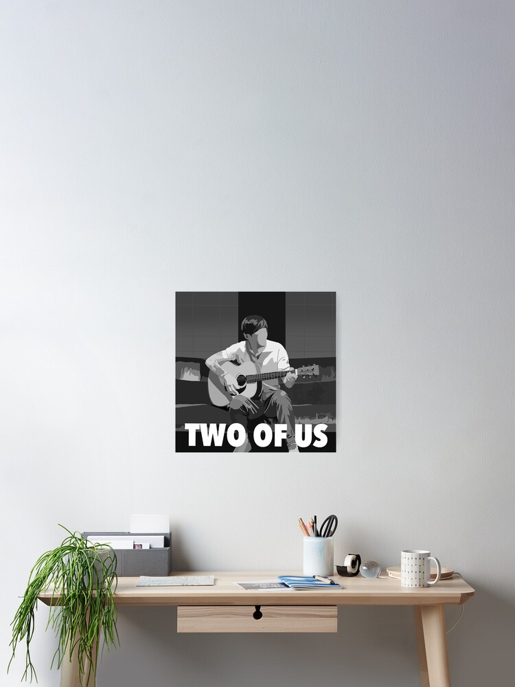 Louis Tomlinson Wall Art: Two of Us Lyrics Poster Walls One 