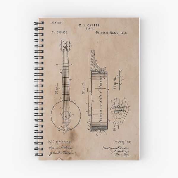 Item preview, Vintage Banjo Patent designed and sold by JoolyA.