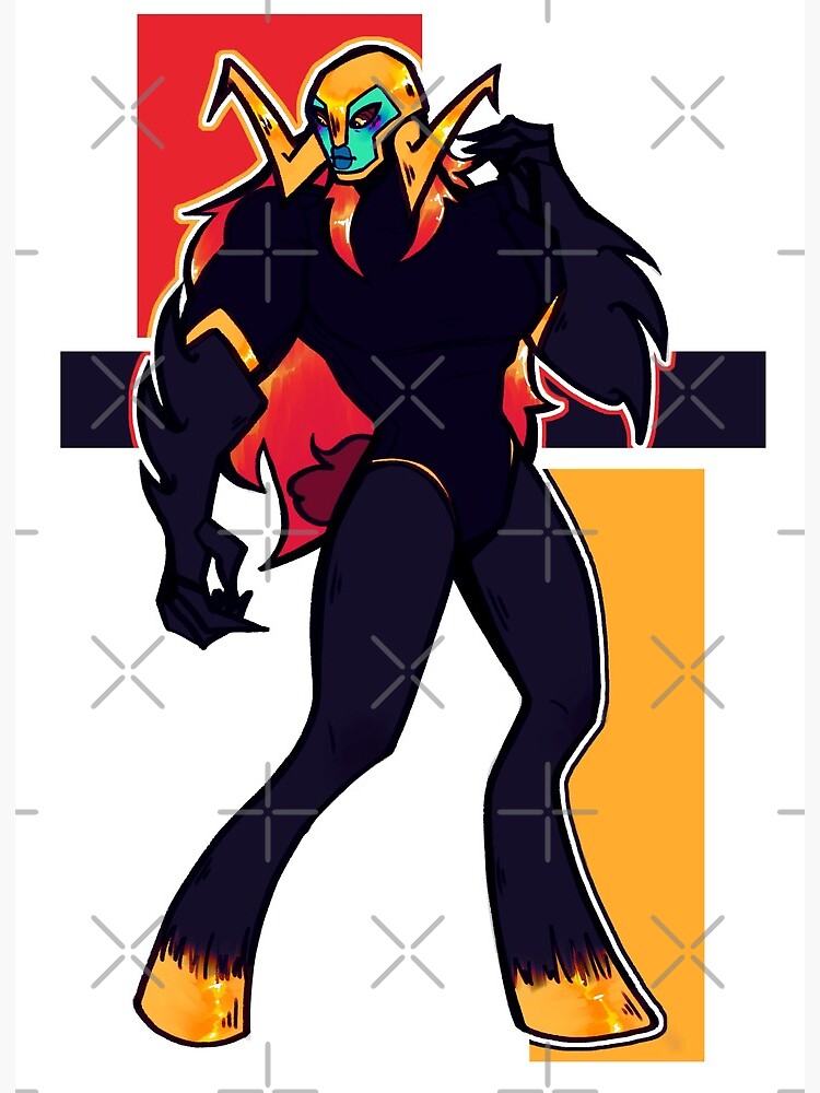 ROTTMNT Barón Draxum Pinup Lámina rígida - Main Image