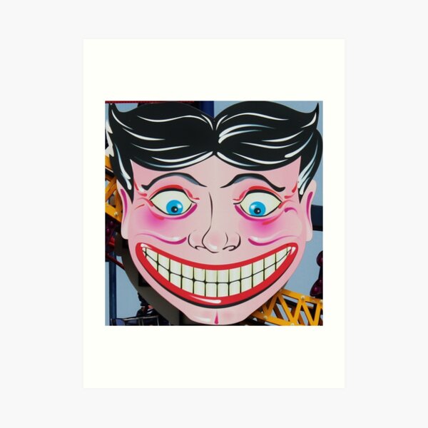 Coney Island STEEPLECHASE Funny Face Art Print