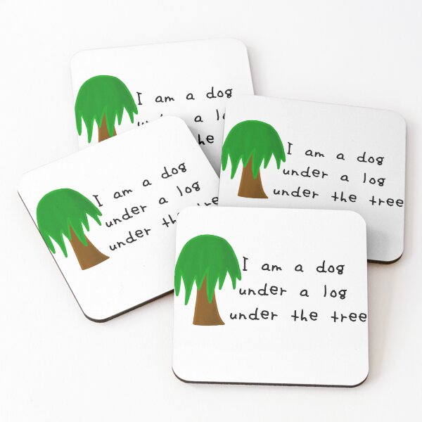 Item preview, I am a dog under a log designed and sold by Cloud Five.