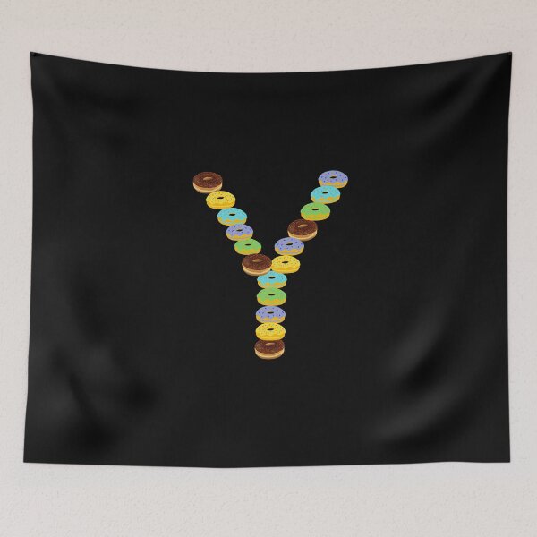 Item preview, COLORFUL DONUT ALPHABET CAPITAL LETTER Y designed and sold by LiveAndGlow.