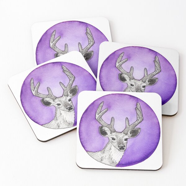 Item preview, Inktober 2019: Deer designed and sold by Pamela Sommer.