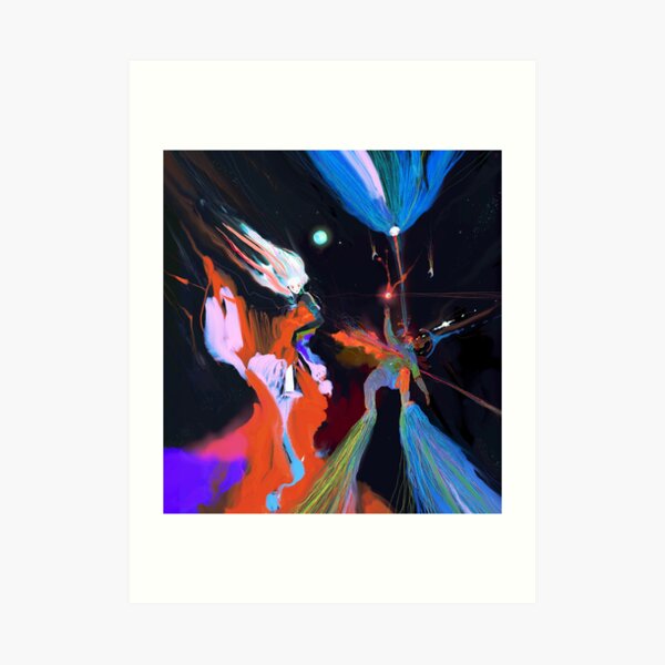 Lost in Dreamfields Far Away Art Print