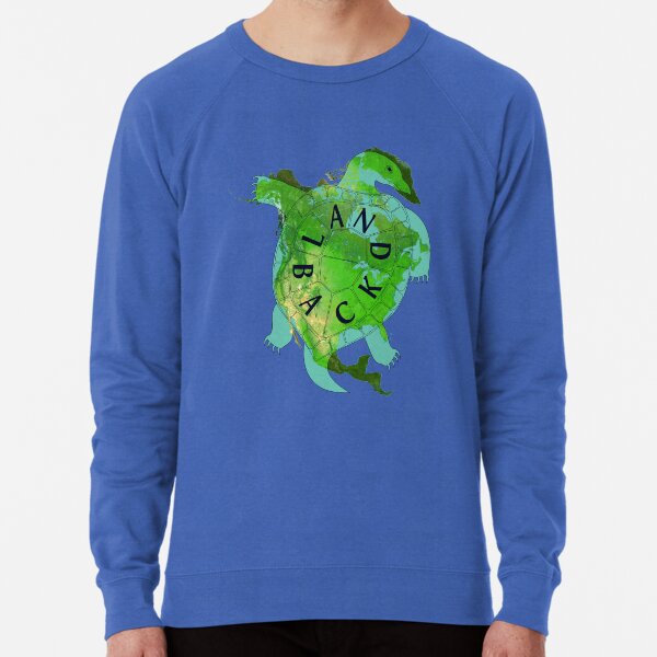 Solid Land Back Turtle Island Lightweight Sweatshirt