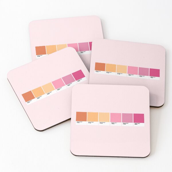 Item preview, Lesbian Pride Pantones on a Pink Background designed and sold by Alysha Newton.
