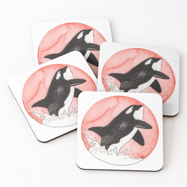 Item preview, Inktober 2019: Killer Whale designed and sold by Pamela Sommer.