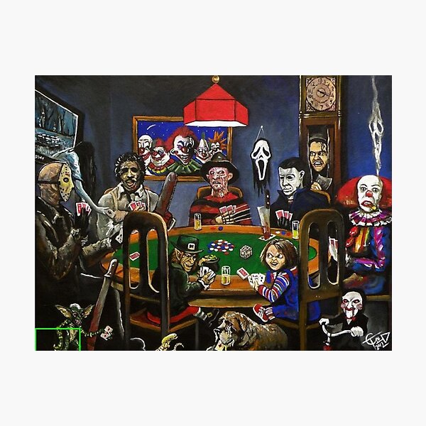 Scary Movies Photographic Print