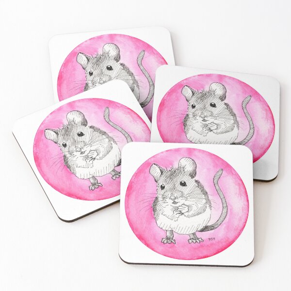 Item preview, Inktober 2019: Mouse designed and sold by Pamela Sommer.