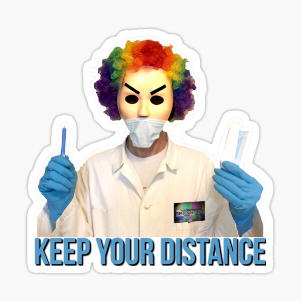 Dr. Clown Sticker Sticker