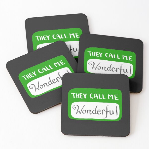 Item preview, They Call Me Wonderful Name Tag designed and sold by by-lauren.
