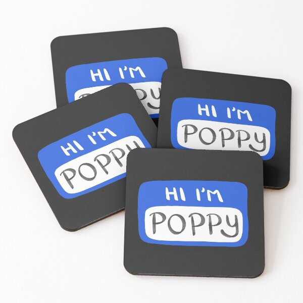 Item preview, Hi I’m Poppy Name Tag designed and sold by by-lauren.