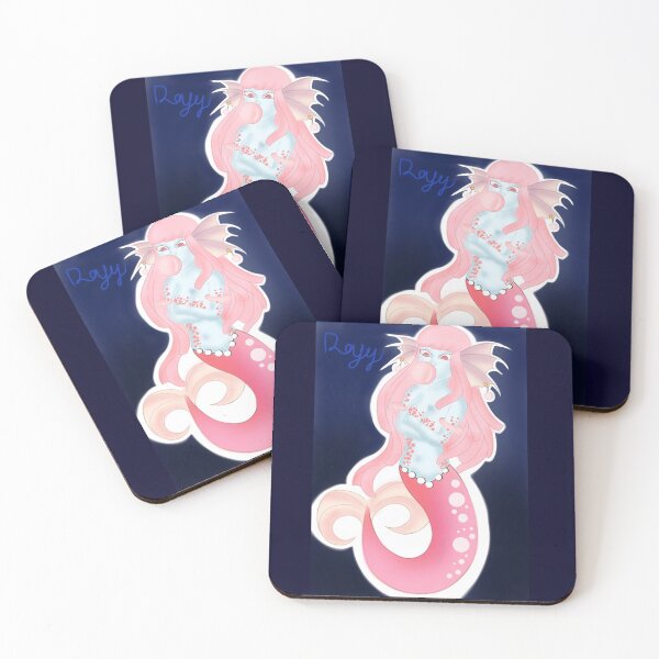 Item preview, Bubblegum Mermaid designed and sold by FoxyMiaArts.