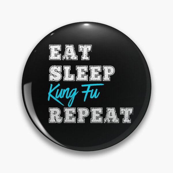 Item preview, Eat Sleep Kung Fun Repeat Martial Arts Sifu Student Gift designed and sold by carlhunt99.