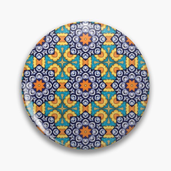Item preview, Moroccan arabic oriental tile pattern designed and sold by Red Witch Art.