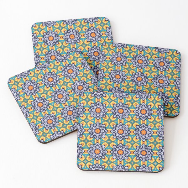 Item preview, Moroccan arabic oriental tile pattern designed and sold by Red Witch Art.