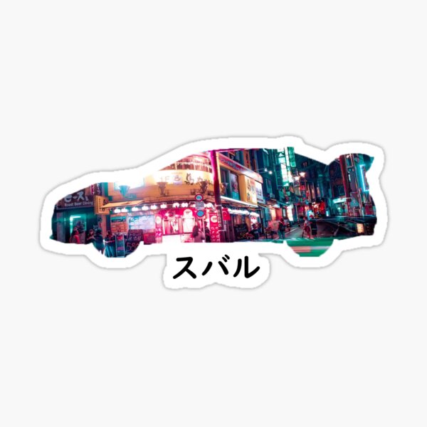Subaru WRX Japanese Aesthetic design Sticker