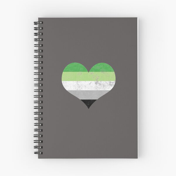 Item preview, Aromantic Pride Heart Flag Identity LGBT Non-binary Graphic designed and sold by SpookshowDesign.