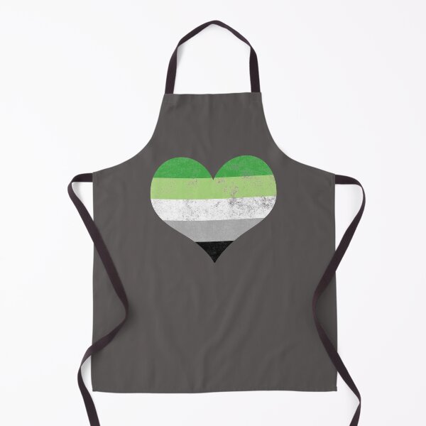 Item preview, Aromantic Pride Heart Flag Identity LGBT Non-binary Graphic designed and sold by SpookshowDesign.