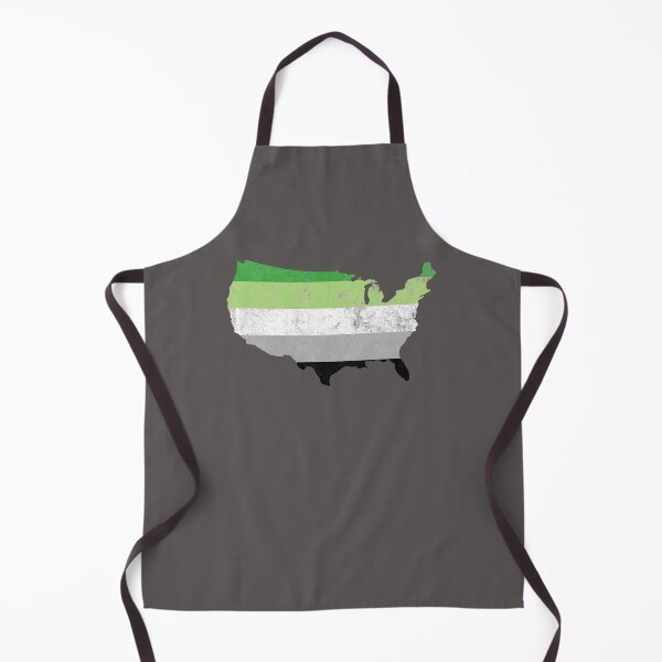 Item preview, Aromantic Pride Flag USA America Identity Graphic designed and sold by SpookshowDesign.