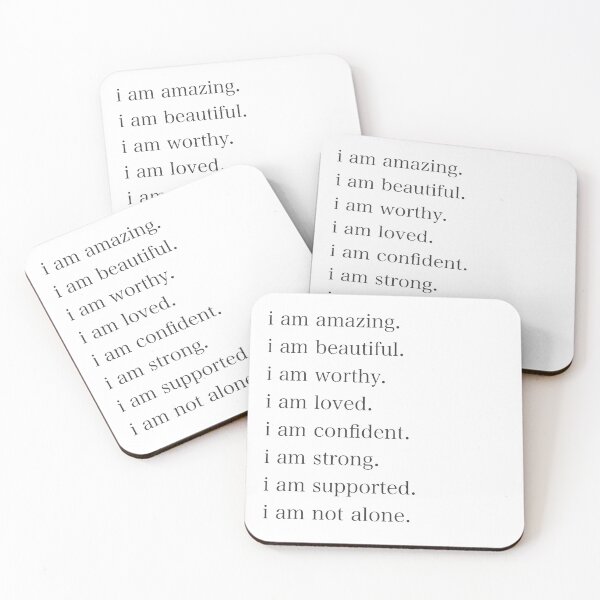 Item preview, self affirmations.  designed and sold by sarahlynndesign.