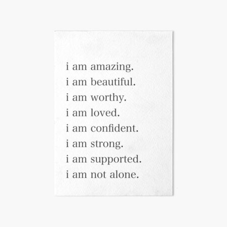 Item preview, self affirmations.  designed and sold by sarahlynndesign.