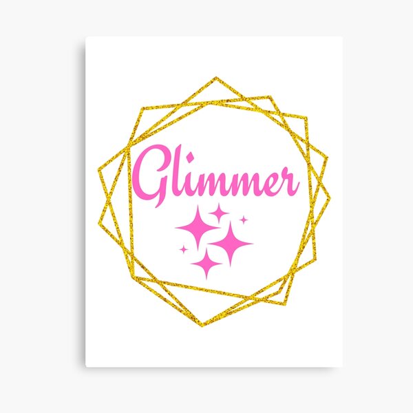 Glimmer Design Canvas Print
