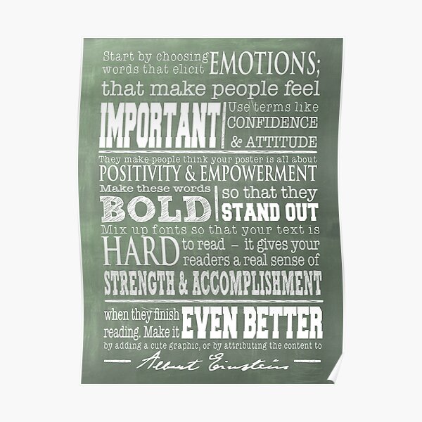 Inspiring Poster Poster