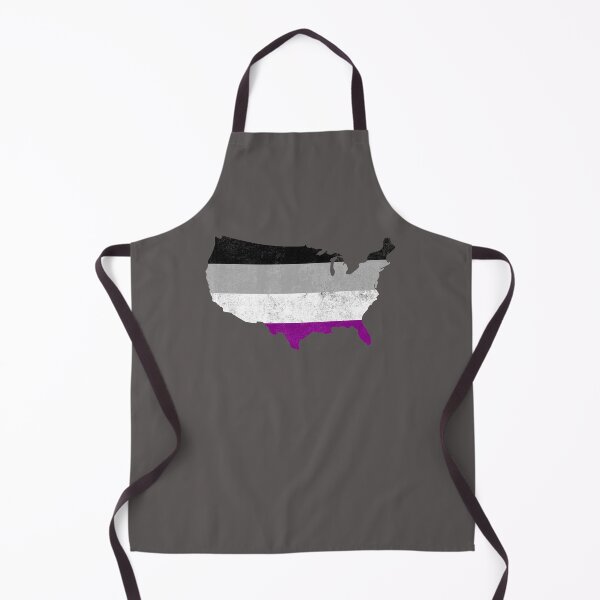 Item preview, Asexual Pride Flag USA America Identity Graphic designed and sold by SpookshowDesign.