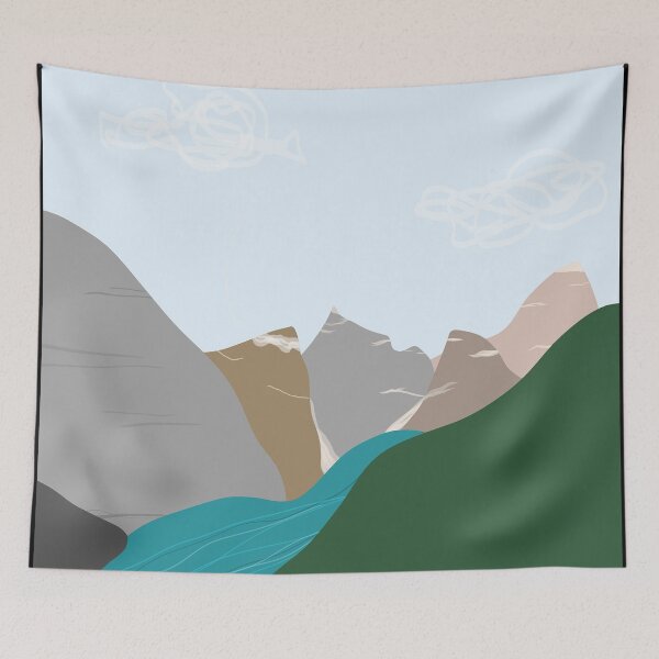 Item preview, Mountain Digital Painting designed and sold by byFily.