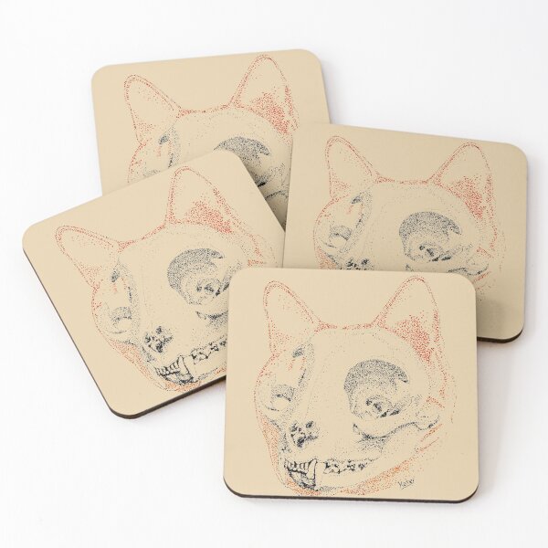 Item preview, Skull cat designed and sold by KateBlubird.