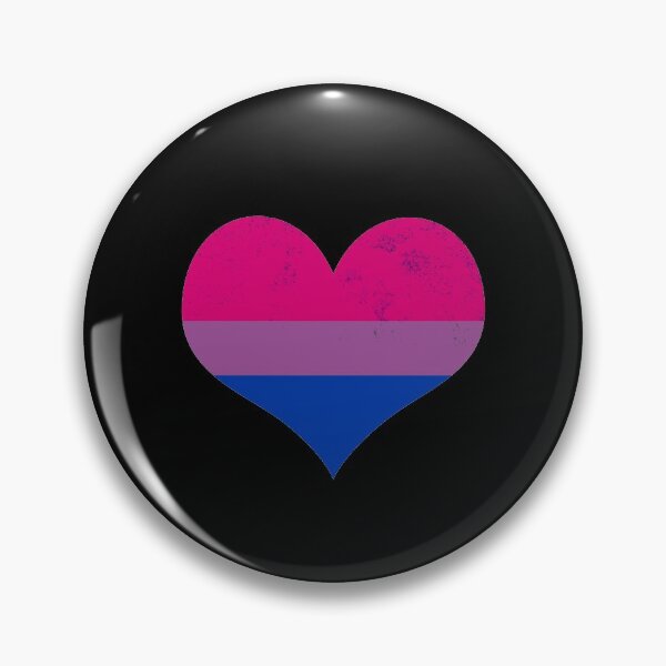 Item preview, Bisexual Pride Heart Flag Identity LGBT Non-binary Graphic designed and sold by SpookshowDesign.