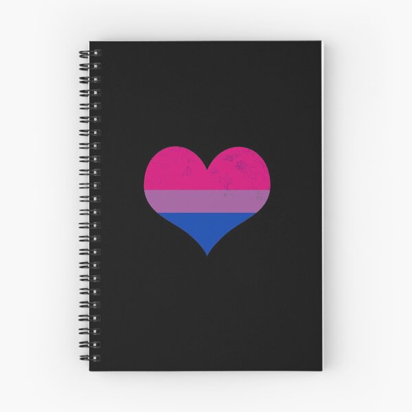 Item preview, Bisexual Pride Heart Flag Identity LGBT Non-binary Graphic designed and sold by SpookshowDesign.