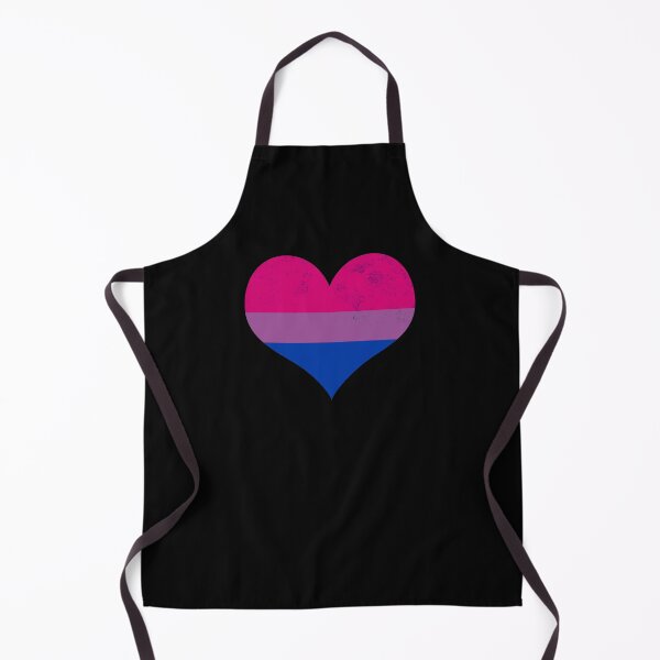 Item preview, Bisexual Pride Heart Flag Identity LGBT Non-binary Graphic designed and sold by SpookshowDesign.