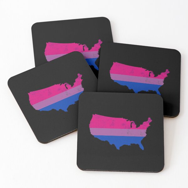 Item preview, Bisexual Pride Flag USA America Identity LGBT Graphic designed and sold by SpookshowDesign.