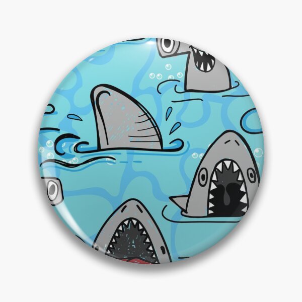 Item preview, Children Shark Pattern Jaws Great White Hammerhead Boy designed and sold by Draculaura2009.