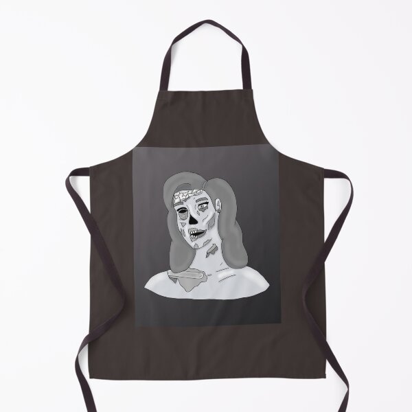 Item preview, Black and Gray Pop Art Zombie designed and sold by TesiaMarieArt.