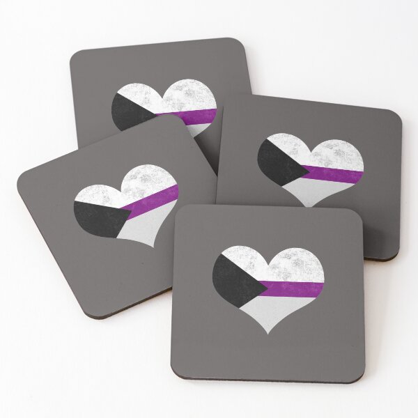 Item preview, Demisexual Pride Heart Flag Identity LGBT Non-binary Graphic designed and sold by SpookshowDesign.