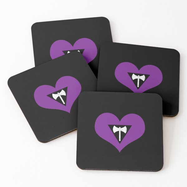 Item preview, Lesbian Labrys Pride Heart Flag Identity LGBT Non-binary Graphic designed and sold by SpookshowDesign.