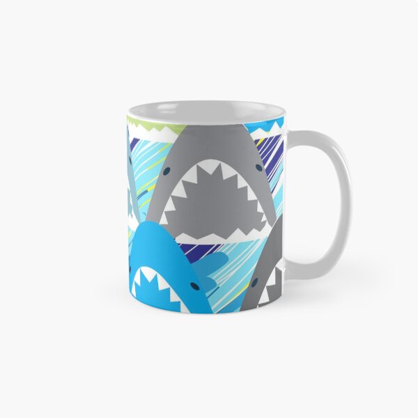 Item preview, Shark Pattern Repeat Jaws Colorful designed and sold by Draculaura2009.