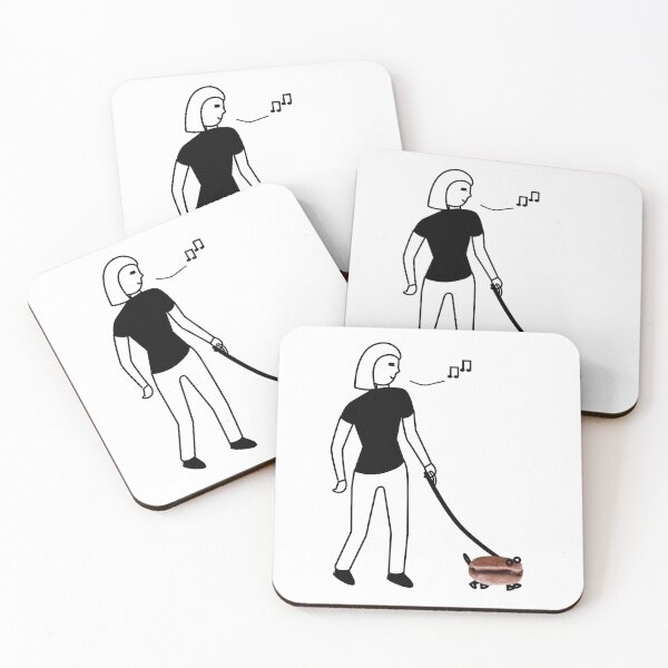 Item preview, Taking coffee bean for a walk designed and sold by CareShare Design.