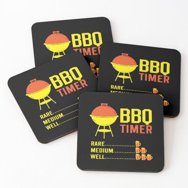 Item preview, BBQ Timer Funny Barbecue Beer Chart Grill Cooking Time designed and sold by artiagasonya.