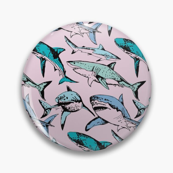 Item preview, Pink Shark Pattern Girl Great White designed and sold by Draculaura2009.