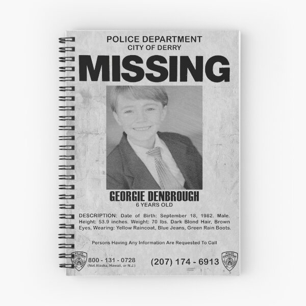 Item preview, IT Missing Poster - Georgie Denbrough designed and sold by muldeeni.