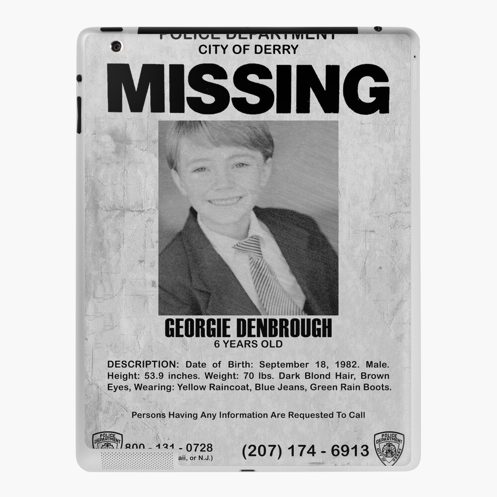 IT Missing Poster - Georgie Denbrough Poster for Sale by muldeeni |  Redbubble