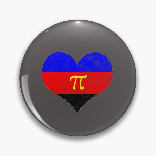 Item preview, Polyamory Pride Heart Flag Identity LGBT Non-binary Graphic designed and sold by SpookshowDesign.
