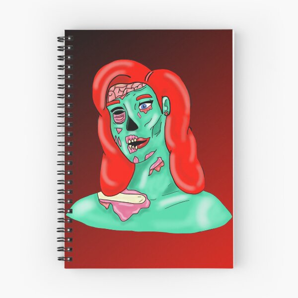 Item preview, Zombie cabeza roja del arte pop designed and sold by TesiaMarieArt.